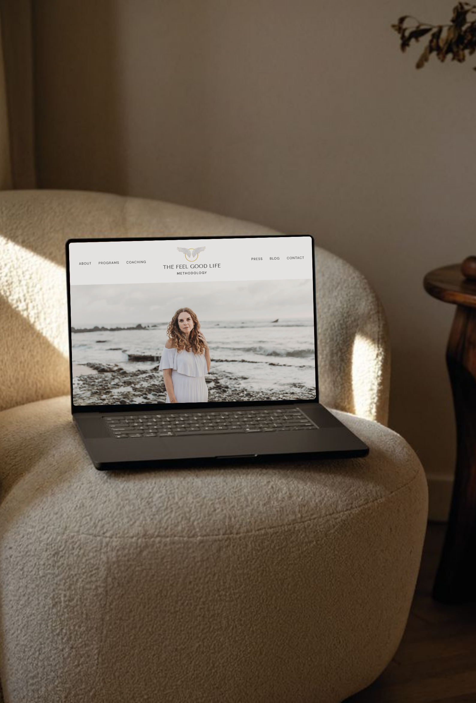 The Feel Good Life mockup