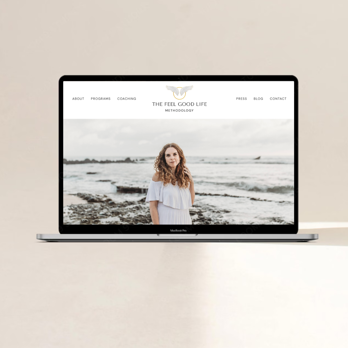 The Feel Good Life brand and website design by Raya Slavin